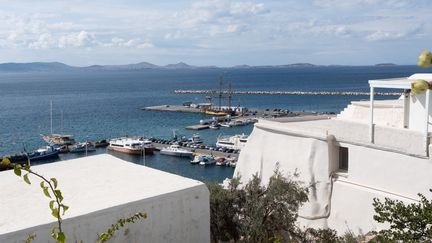 L'île de Naxos, en Grèce, le 14 octobre 2021. (IVAN SEKRETAREV / SPUTNIK / AFP)