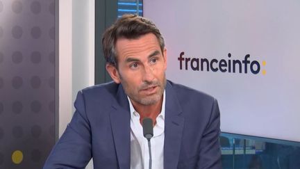 Thomas Reynaud, directeur général d’Iliad, était l'invité éco de franceinfo le 30 août 2022. (FRANCEINFO / RADIO FRANCE)