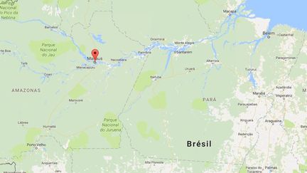 Une mutinerie a éclaté dans une prison de Manaus, dans le nord du Brésil, dans la nuit du 1er au 2 janvier 2017. (GOOGLE MAPS)