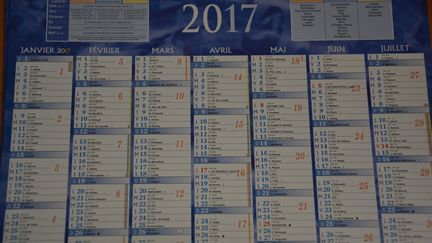 Calendrier 2017. (RADIO FRANCE / JEAN-CHRISTOPHE BOURDILLAT)