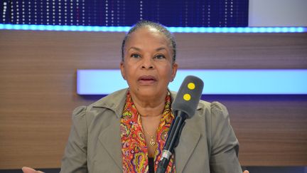 Christiane Taubira, ancienne garde des Sceaux et soutien de Benoît Hamon. (RADIO FRANCE / JEAN-CHRISTOPHE BOURDILLAT)