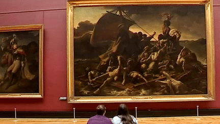 "Le radeau de la Méduse" de Géricault, exposé au musée du Louvre
 (France 3 / Culturebox)