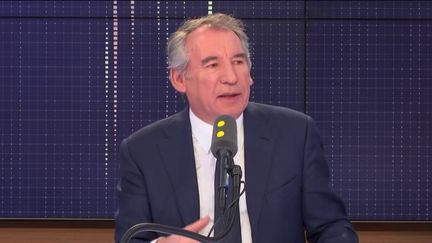 Le président du MoDem et maire de Pau, invité du "8h30 Fauvelle-Dély", le jeudi 10 janvier 2019.&nbsp; (FRANCEINFO / RADIOFRANCE)