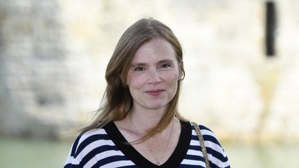 Isabelle Carré, à La Rochelle, le 15 septembre 2016. (XAVIER LEOTY / AFP)