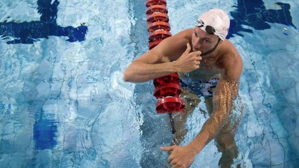 Fabien Gilot, médaillé d'argent sur 100 m vendredi, visera une nouvelle finale. (SEBASTIEN BOZON / AFP)