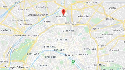 Saint-Ouen en Seine-Saint-Denis. (GOOGLE MAPS)