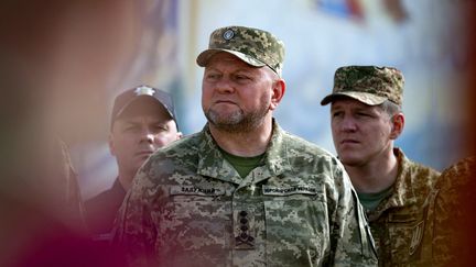 L'ancien commandant en chef de l'armée ukrainienne Valeri Zaloujny le 28 juillet 2023 à Kiev (Ukraine). (UKRAINIAN PRESIDENTIAL PRESS / AFP)