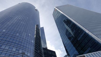 Le si&egrave;ge de la Soci&eacute;t&eacute; g&eacute;n&eacute;rale, dans le quartier de la D&eacute;fense, &agrave; Paris. (JACKY NAEGELEN / REUTERS)