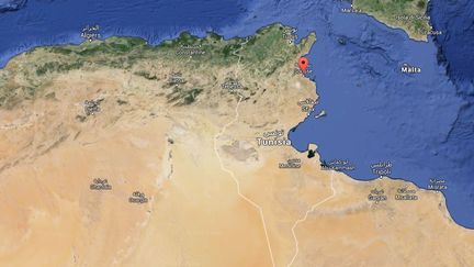 Un policier tunisien a &eacute;t&eacute; tu&eacute; par deux inconnus &agrave; moto &agrave; 7 kilom&egrave;tres de Sousse, mercred 19 ao&ucirc;t. ( GOOGLE MAPS)