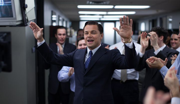 Leonardo DiCaprio dans le rôle de Jordan Belfort dans Le Loup de Wallstreet (2013) de Martin Scorsese
 (PARAMOUNT PICTURES / ARCHIVES DU 7EME ART / PHOTO12)