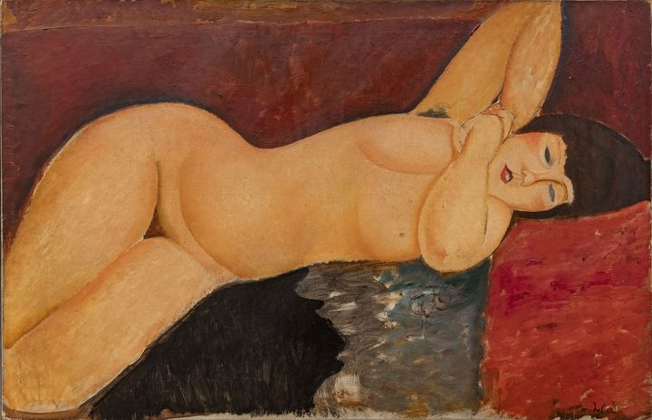 Amedeo Modigliani (1884-1920,) Nu couché, 1917, Italie, Turin, Pinacoteca Agnelli (© Pinacoteca Agnelli, Torino)