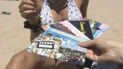 Jeu de questions-réponses sur la plage de Cannes
 (Culturebox/France 3 Côte d&#039;Azur)