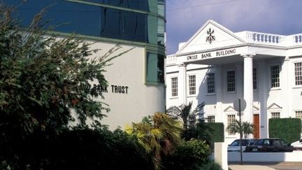 A Georgetown, dans l'île de Grand Caïman. Les banques ne manquent pas dans ce territoire britannique d'outre-mer situé à 770 km au sud de Miami, en Floride. (ANGELO CAVALLI / TIPS / Photononstop)