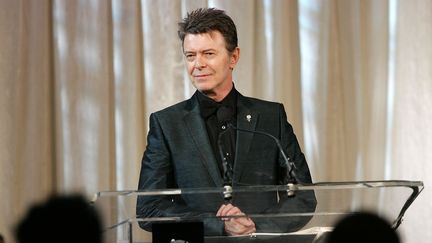 David Bowie, le 5 juin 2007 à New York (Etats-Unis), lors d'une cérémonie à Wall Street. (BRYAN BEDDER / GETTY IMAGES NORTH AMERICA / AFP)