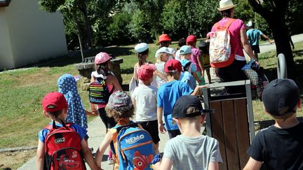 Des enfants en colonies de vacances à Thionville (Moselle). Photo d'illustration. (JULIO PELAEZ / MAXPPP)