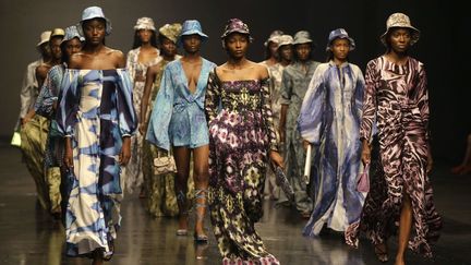 Tongoro à la Lagos Fashion Week, octobre 2018
 (Sunday Alamba/AP/SIPA)