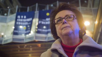 La pr&eacute;sidente du Parti chr&eacute;tien-d&eacute;mocrate Christine Boutin, aux Galeries Lafayette &agrave; Paris, le 15 d&eacute;cembre 2011. (JOEL SAGET / AFP)