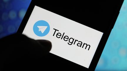 L'application de messagerie Telegram. (ARNAUD JOURNOIS / MAXPPP)