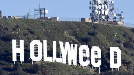 Les lettres d'Hollywood à Los Angeles détournées en Hollyweed, janvier 2017
 (Gene Blevins / AFP)