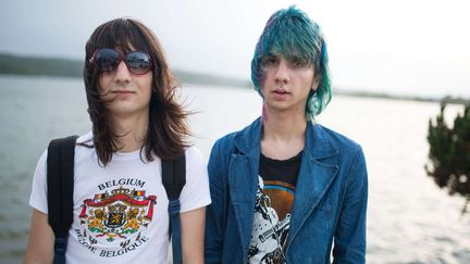 Brian et Michael D'Addario, les deux frères des Lemon Twigs, étaient invités au "Surf Lodge Concert Series" près de New York (juin 2017) 
 (Photo by Madison McGaw/BFA/REX/Shutterstock )