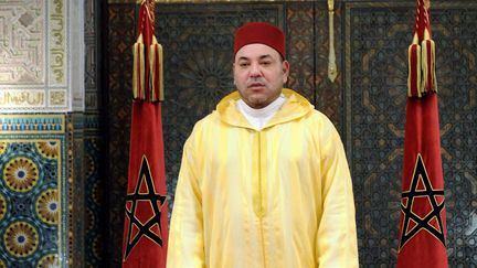 Mohammed VI, roi du Maroc, lors d'un discours pour l'anniversaire de sa mont&eacute;e sur le tr&ocirc;ne le 30 juillet 2013. (MOROCCAN PRESS AGENCY)