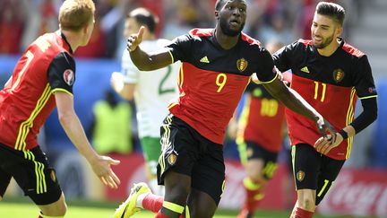 Romelu Lukaku (Belgique) buteur face à l'Eire (YORICK JANSENS / BELGA MAG)