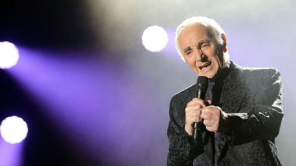 &nbsp; (Charles Aznavour en concert le mois dernier à la Foire aux Vins de Colmar © MAXPPP)