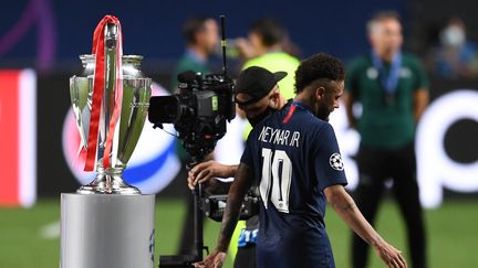 Neymar et le PSG ont perdu leur première finale de C1 le 23 août dernier, face au Bayern Munich (0-1) (DAVID RAMOS / POOL/AFP)