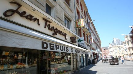 la confiserie et chocolaterie Trogneux à Amiens (Somme), gérée par la famille de la Première dame Brigitte Macron. (FRED DOUCHET / MAXPPP)