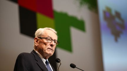 Dick Pound, ancien président de l'Ama et membre du CIO, assiste ici à une conférence de la lutte antidopage le 7 novembre 2019 à Katowice, en Pologne. (DOMINIKA ZARZYCKA / NURPHOTO)