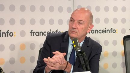 Roland Lescure, ministre délégué chargé de l'Industrie, le 14 novembre 2023. (FRANCEINFO / RADIO FRANCE)