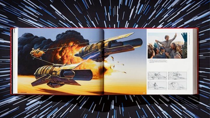 Double page extraite&nbsp;des "Archives Star Wars II" de Paul Duncan. (EDITIONS TASCHEN)