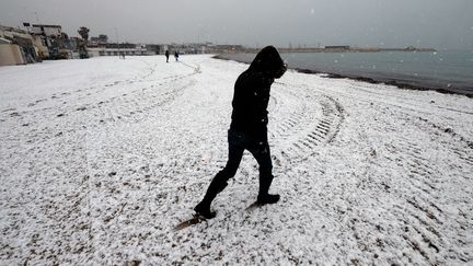 Le frond de mer à Marseille (Bouches-du-Rhônes), le 21 mars 2018.&nbsp; (BORIS HORVAT / AFP)