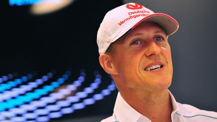 Michael Schumacher est récompensé pour ses "mérites extraordinaires" (GIUSEPPE CACACE / AFP)