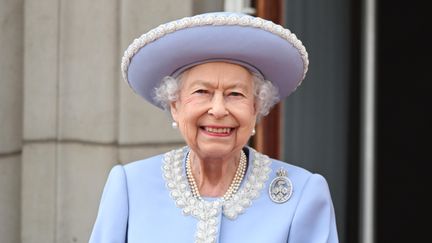 La reine Elizabeth II à Trooping The Color - The Queen's Birthday Parade, Londres, Royaume-Uni - 02 juin 2022 (TIM ROOKE/SHUTTERSTOCK / AVALON / MAXPPP)