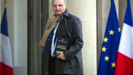 Didier Migaud, premier président de la Cour des Comptes, à l'Elysée (LIONEL BONAVENTURE / AFP)