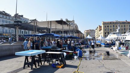 Le marché du Vieux-Port à Marseille (Bouches-du-Rhône), le 27 juin 2017. (MAXPPP)