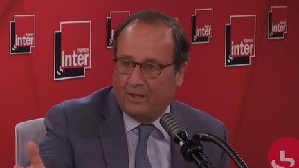 François Hollande, invité de France Inter le 25 mai 2020. (FRANCE INTER / RADIO FRANCE)