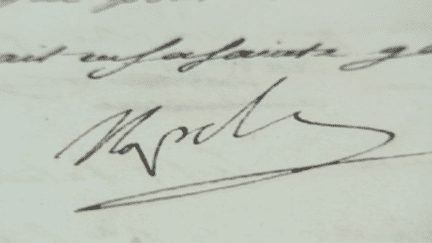 La signature de Napoléon Bonaparte
 (DR)