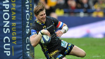 L'ailier anglais de Clermont David Strettle (THIERRY ZOCCOLAN / AFP)