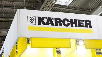 Stand Kärcher au salon des maires, le 27 novembre 2014. (CHRISTOPHE MORIN / MAXPPP)