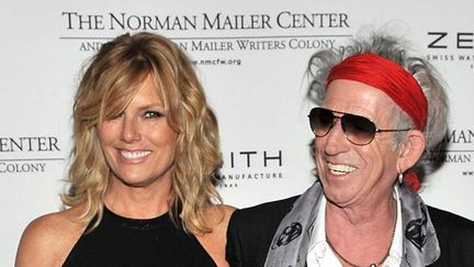 Keith Richards et Patti Hansen, le 8 novembre 2011.
 (Henry S. Dziekan III/Getty Images/AFP)