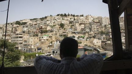 Un Palestinien à Jérusalem, le 30 juillet 2010 (AFP PHOTO/AHMAD GHARABLI)