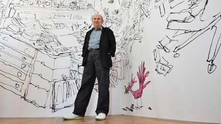 L'illustrateur Quentin Blake à la Maison de l'Illustration à Londres en 2014
 (Ben STANSALL / AFP)