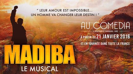 &nbsp; (Affiche Madiba au théâtre Comédia à Paris)