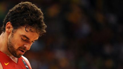 Les Bleus vont devoir contenir Pau Gasol, meilleur joueur de cette Coupe du monde 2014 (JORGE GUERRERO / AFP)