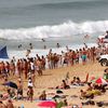 La plage de Labenne (Landes), le 20 juillet 2009. (MAXPPP)