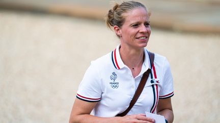 Astrid Guyart, la nouvelle secrétaire générale du Comité national olympique et sportif français. (HANS LUCAS / AFP)