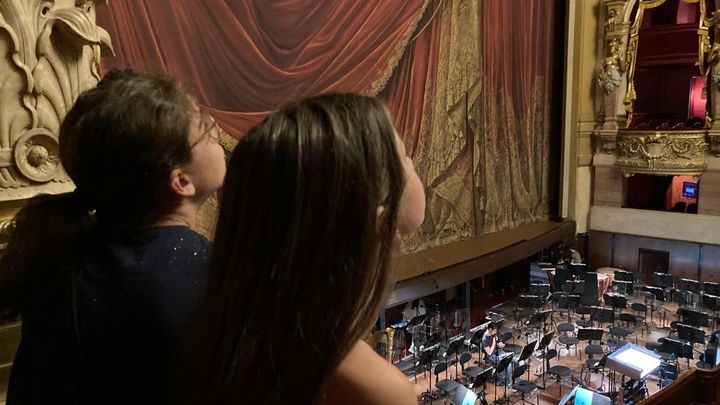 La découverte de l'orchestre de l'Opéra Garnier. (INGRID POHU / RADIOFRANCE)