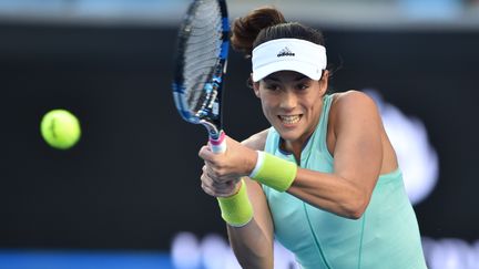 Garbiñe Muguruza file en quart (PETER PARKS / AFP)